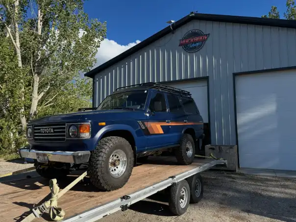 Toyota Land Cruiser Custom Decal Installation